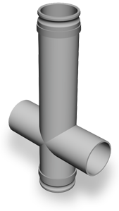 Pipe Cross 5"