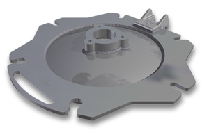 20-Inch 6 Bolt Stainless Steel/ Carbon Steel Manway Cover with Quick Inspect Boss, ACF Arrangement