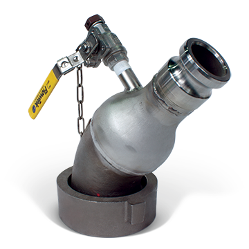 Unloading Elbow 4"X3" 45*