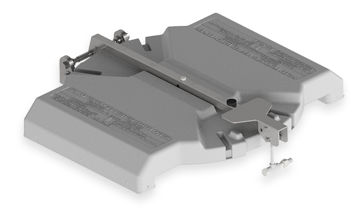 20-Inch Vented Hatch Cover, Thrall