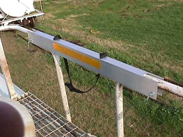 Handrail Safety Guard, 40" Long, Offset Opening