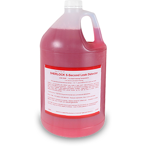 Sherlock 5-Second Leak Detector Liquid Type XLT, 1 Gallon, Case of 4