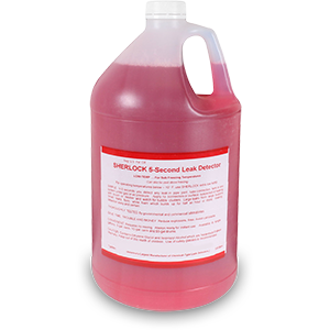 Sherlock 5-Second Leak Detector Liquid Type LT, 1 Gallon, Case of 4