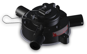 Noryl Quick Inspect Safety Vent, Garlock 7986 Gaskets, No Surge Protector, For Use with Ryton or Graphite Rupture Disk