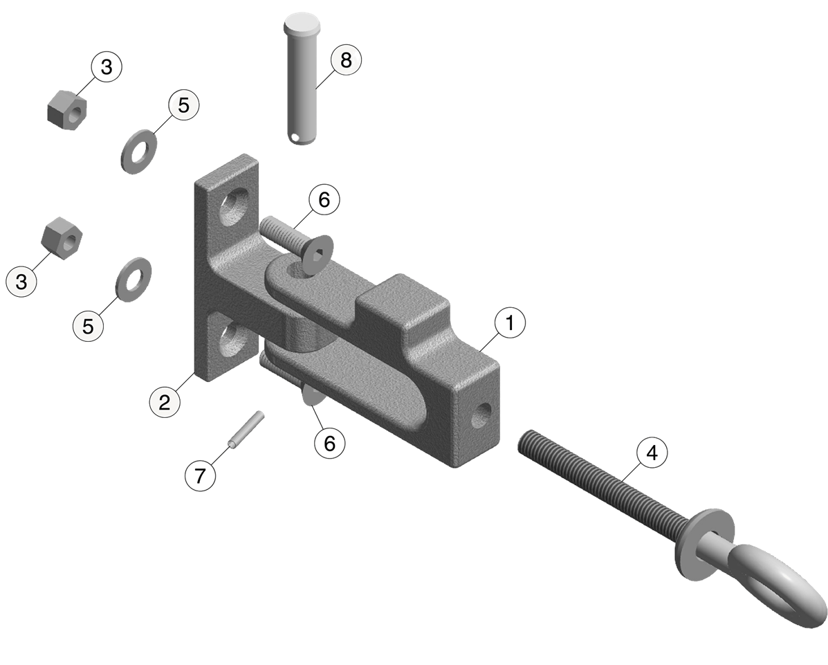 Left / Right Hand Pivot Arm Assembly