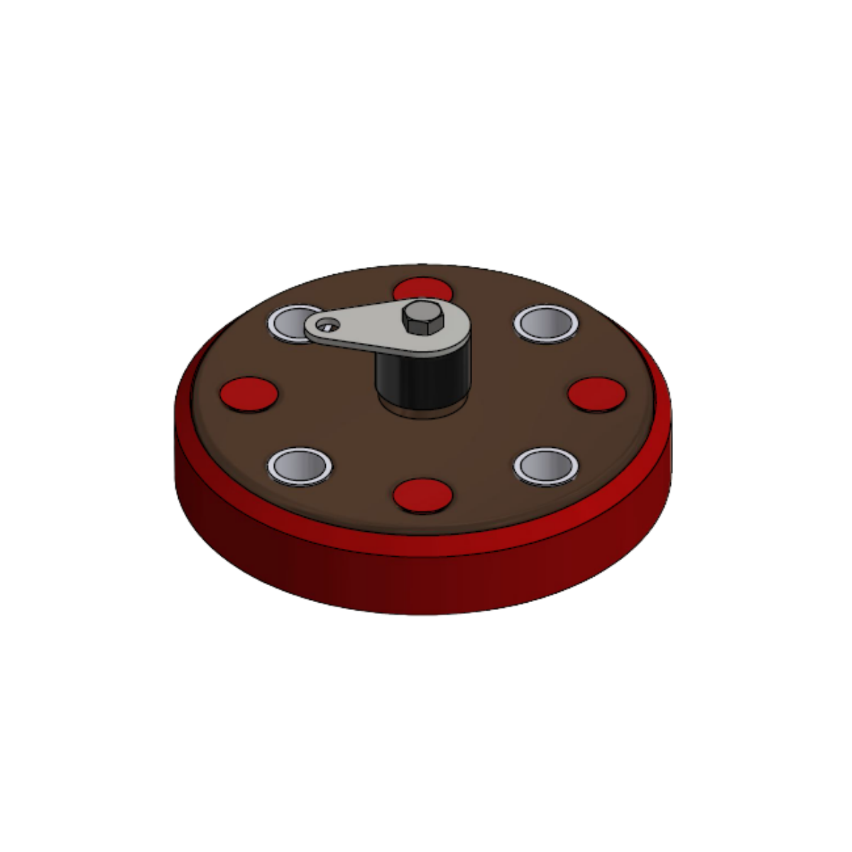 Blind Flange, 2 1/2", 150lb Lined with Lobe Washer, Non-encapsulated