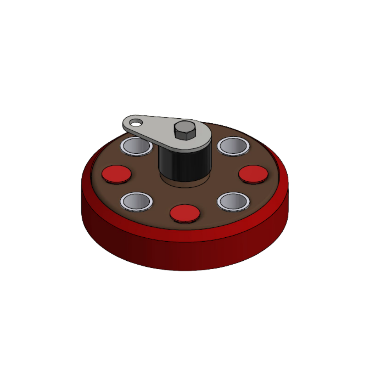 Blind Flange, 1 1/2", 150lb Lined with Lobe Washer, Non-encapsulated