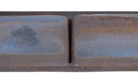 Valleys and spanning at a standard rail joint